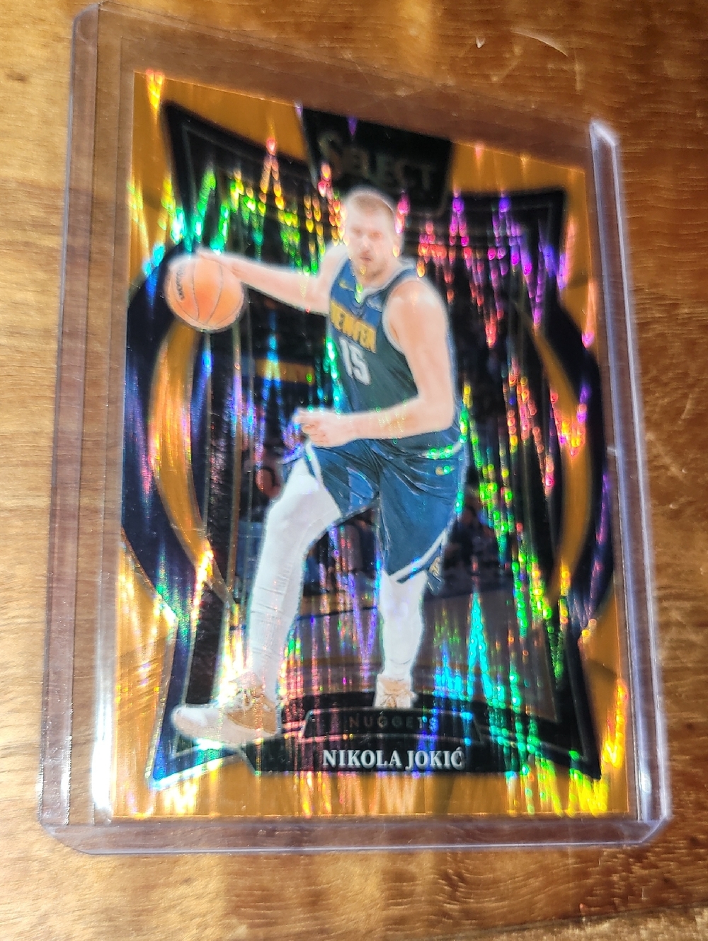 Panini Select. Nikola Jokic. Orange Flash